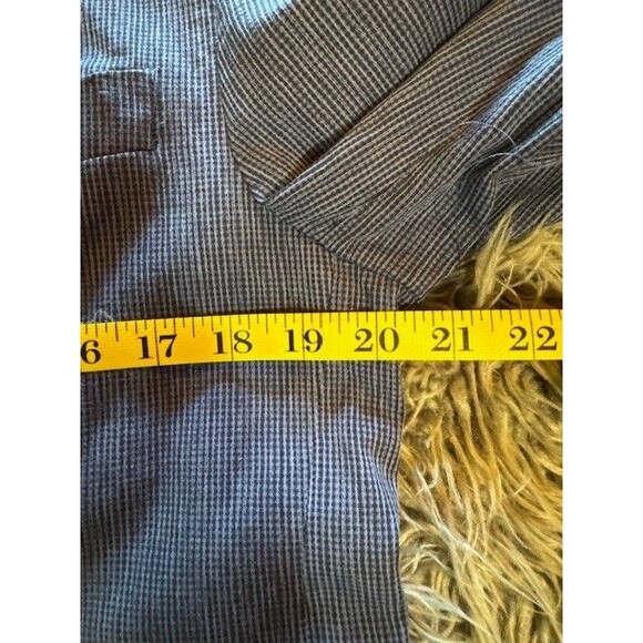 Tailorbyrd Mens Blazer Sport Coat Blue‎ Stripe Stretch Seersucker Elbow 38S - Picture 14 of 16